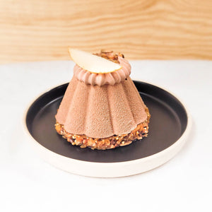 Entremets Poire Chocolat Cereales - Ernest Patisserie